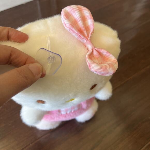 RARE Hello Kitty Plush With Suction Cup For Glass 8.5” EUC No Tag - Picture 7 of 7